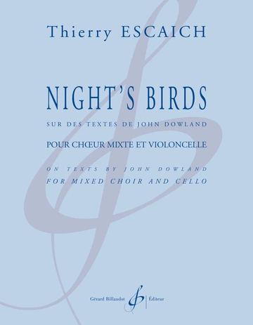 Night&amp;#039;s Birds sur des textes de John Dowland Visuel